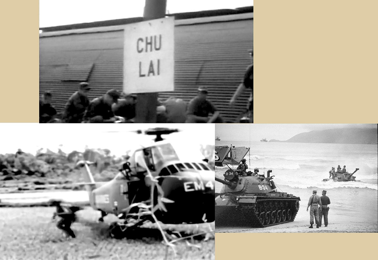 Quân Mỹ đổ bộ vào miền Nam Việt Nam năm 1965.