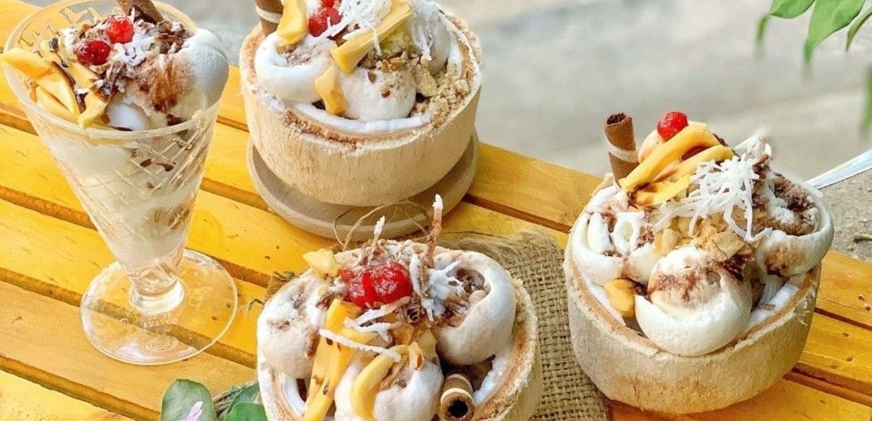 Malaysisches Kokosnusseis und Nudeln – 44 Ho Quy Ly | ShopeeFood – Lebensmittellieferung | Bestellen & liefern lassen | ShopeeFood.vn