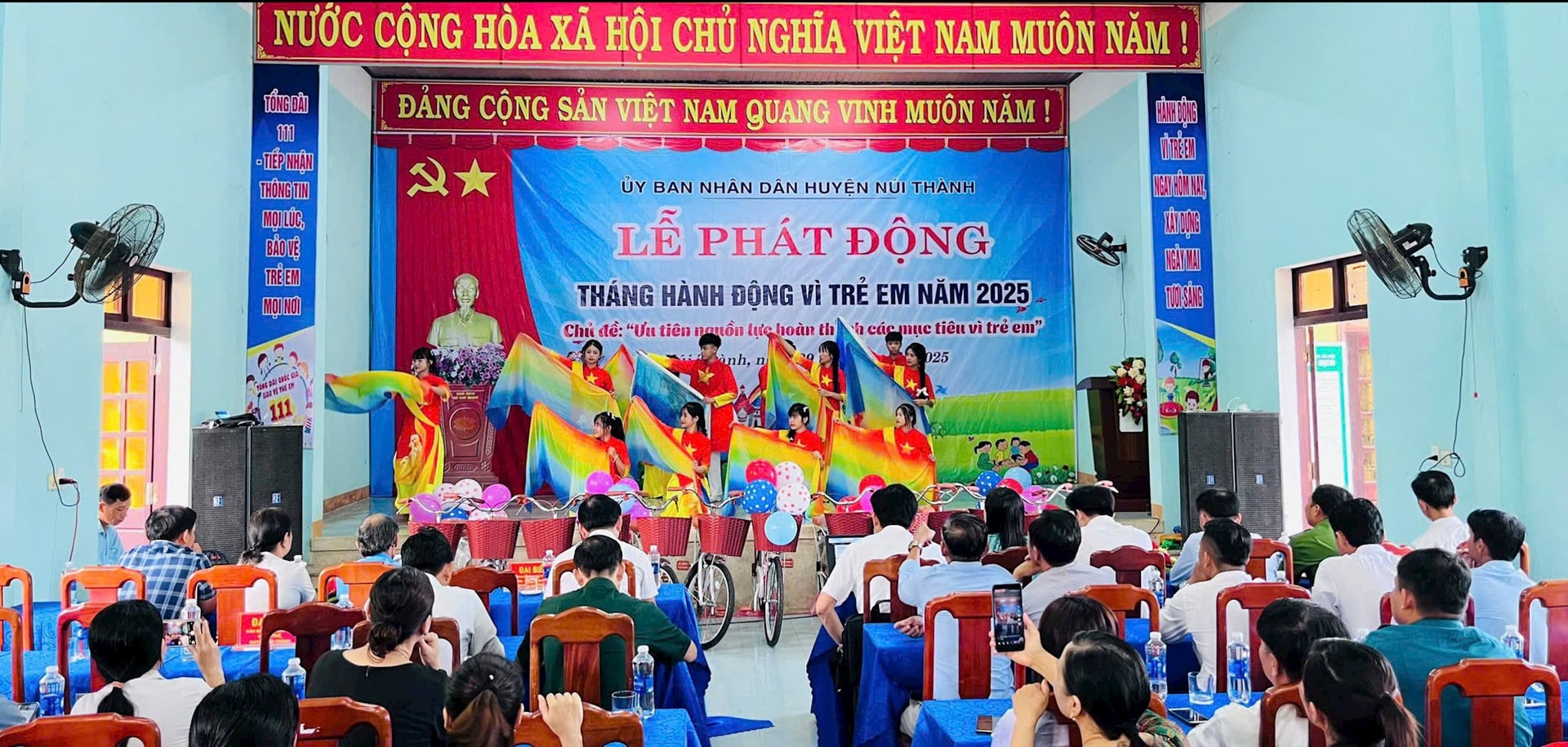 Nui Thanh launches Action Month for Children. Photo: VAN PHIN