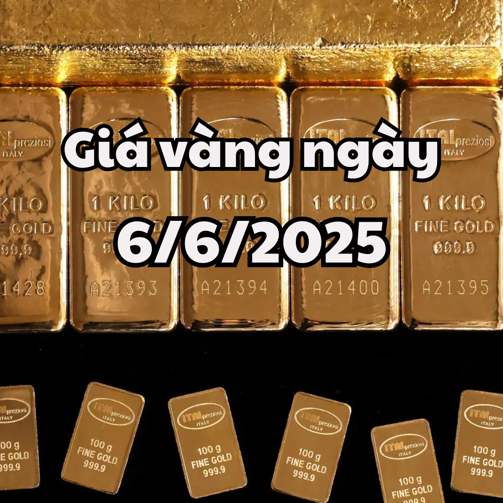Tin tức giá vàng ngày mai 6 6 2025 biến động mạnh theo lời Tổng thống Trump