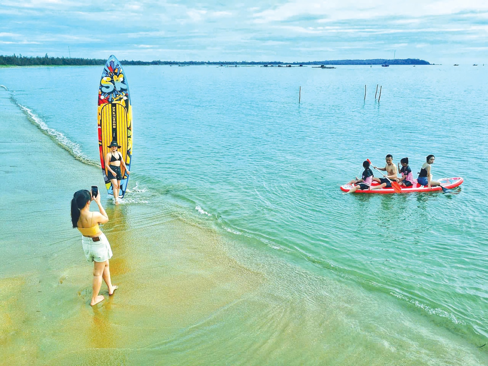 Trải nghiệm chèo SUP.