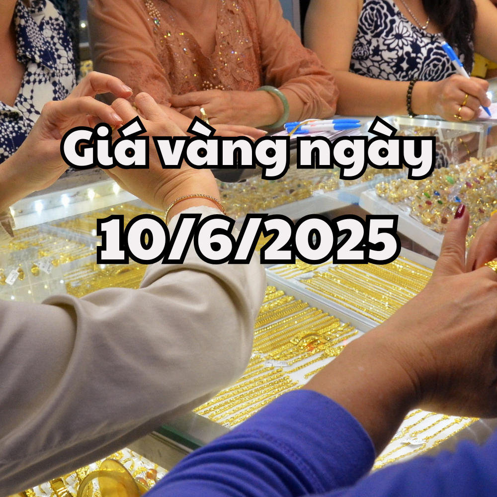 Dự báo giá vàng hôm nay 10 6 2025 chịu ảnh hưởng từ đà tăng giá của bạch kim