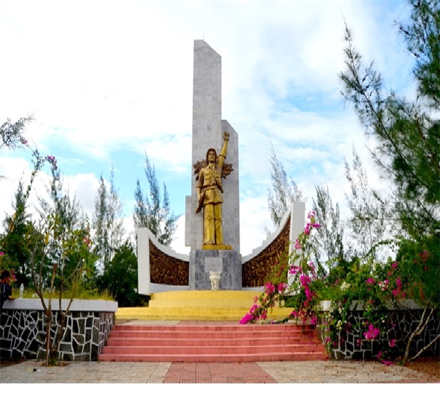 Khu di tích Bồ Bồ tại Điện Bàn, nơi lưu giữ ký ức chiến thắng lịch sử ngày 1971954. (Nguồn Thư viện Quảng Nam)