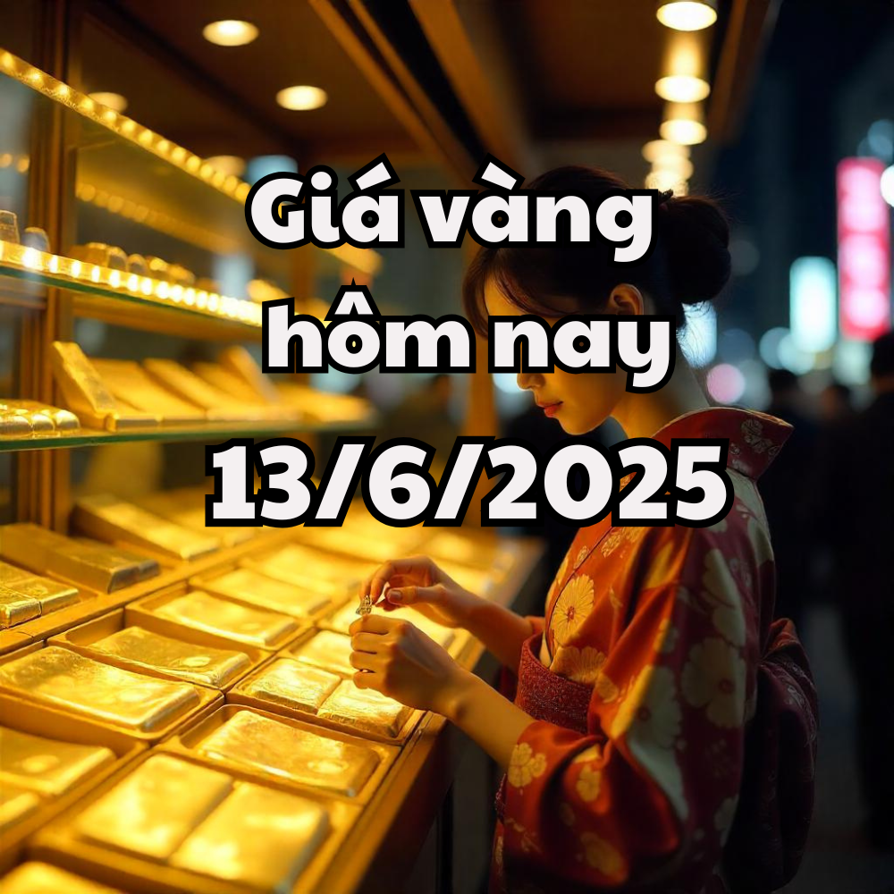 Giá vàng hôm nay 13 6 2025 Giá vàng trong nước và thế giới ghi nhận mức tăng cao nhất từ đầu tháng