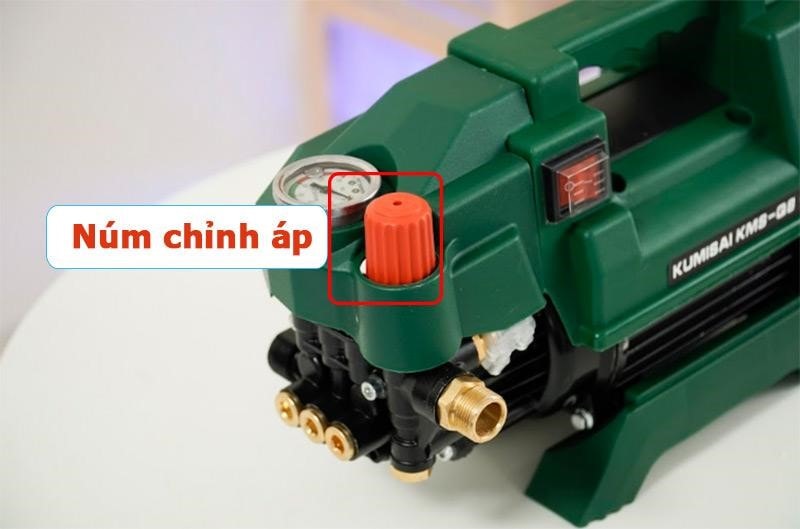 Máy rửa xe mini có chỉnh áp.