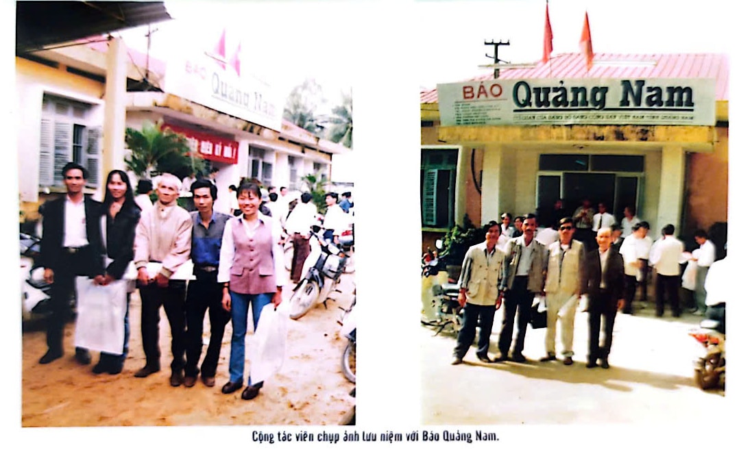 15 - Cong tac vien chup anh luu niem tai Bao Quang Nam nam 2000