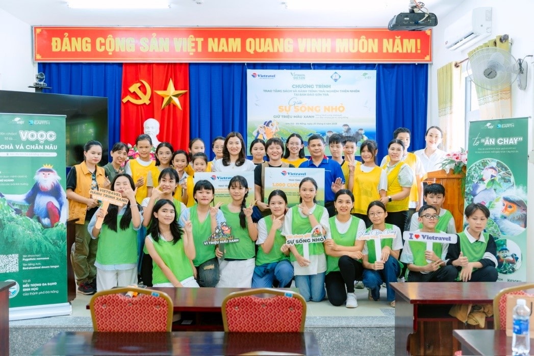 Các em học sinh giỏi sẽ được tham gia hành trình trải nghiệm ý nghĩa với chủ đề “Cùng em gìn giữ Sơn Trà xanh”.