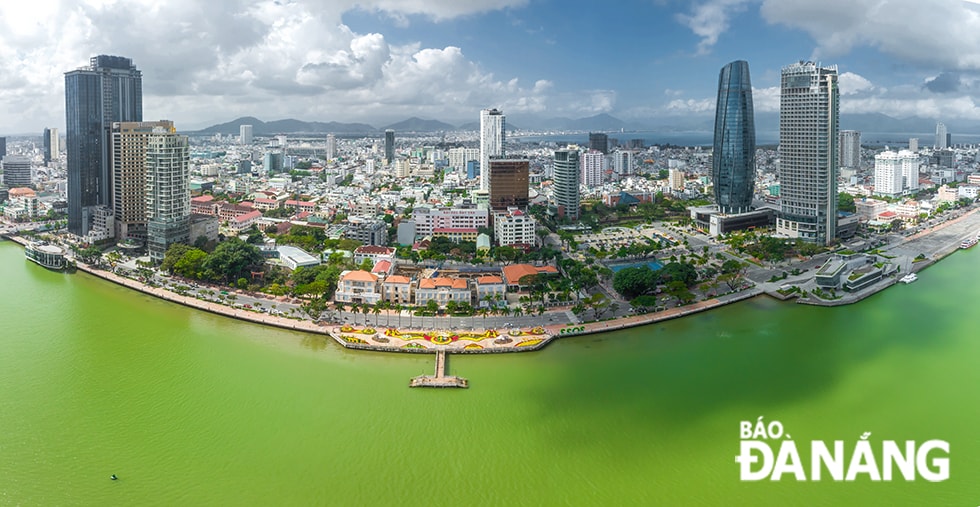 Khu vực trung tâm hành chính thành phố Đà Nẵng. Ảnh: NGUYỄN TRÌNH