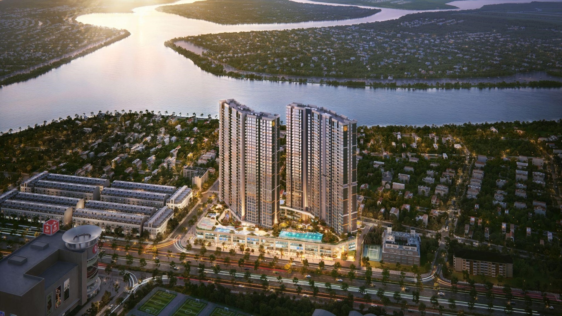 Dự án Masteri Rivera Danang tọa lạc tại vị trí tâm điểm chiến lược quận Hải Châu - nơi hội tụ các trục hành chính, tài chính và thương mại năng động bậc nhất thành phố. 