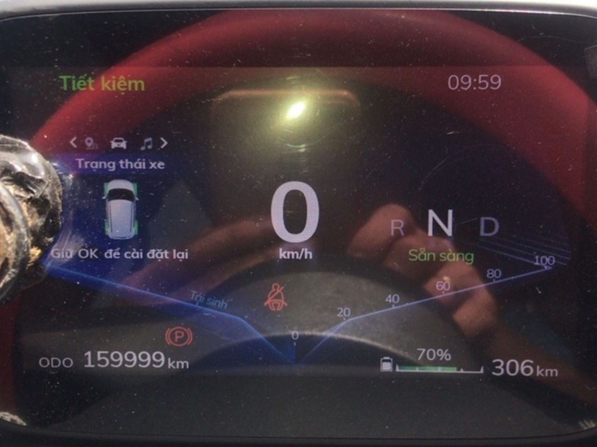 Chiếc VinFast VF 5 của anh Hoàng Thanh Tùng (Nghệ An) đã chạm mốc 160.000 km. (ảnh: FBNV)