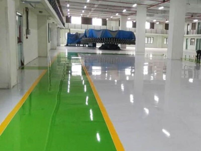 Sơn Epoxy là sơn dùng để tạo lớp phủ trên bề mặt sàn bê tông.