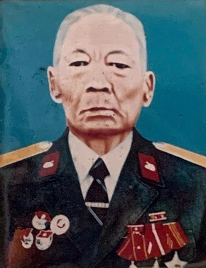 Chân dung Anh hùng Lực lượng vũ trang nhân dân Hồ Văn Biển.