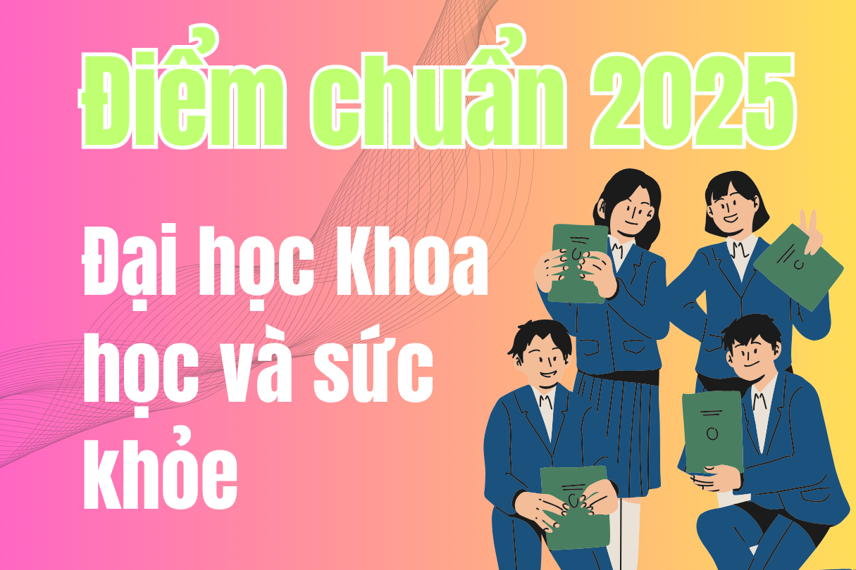 Điểm chuẩn Đại học Khoa học và sức khỏe - Đại học Quốc Gia TPHCM 2025