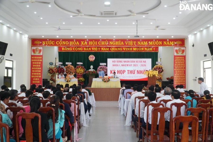 Khai mạc kỳ họp thứ nhất HĐND xã Bà Nà khóa I, nhiệm kỳ 2021–2026