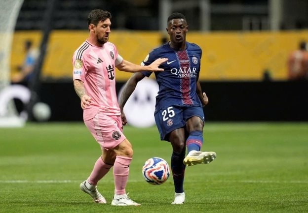 PSG (bên phải) thể hiện sức mạnh vượt trội trước cuộc đối đầu Bayern Munich tại tứ kết. Ảnh: Reuters