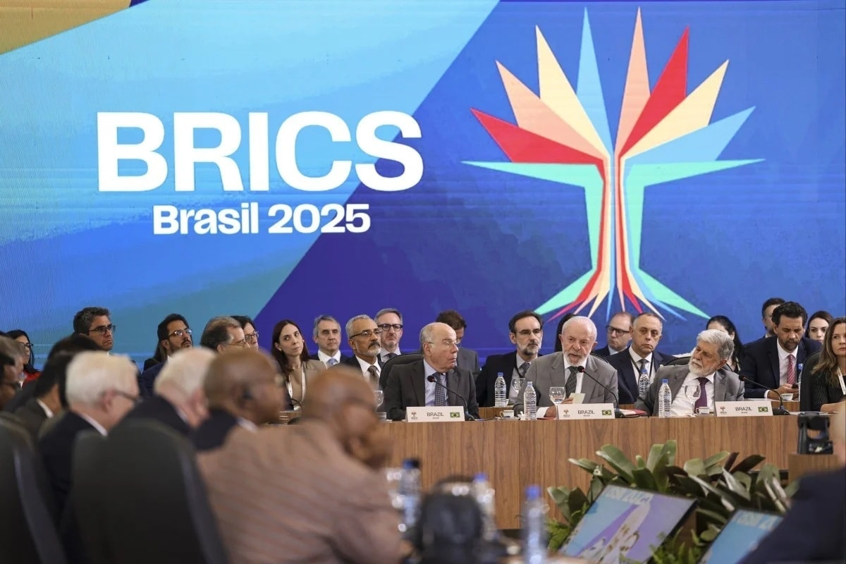 Một cuộc họp của BRICS vào tháng 2-2025 tại Brazil. Ảnh: dpa