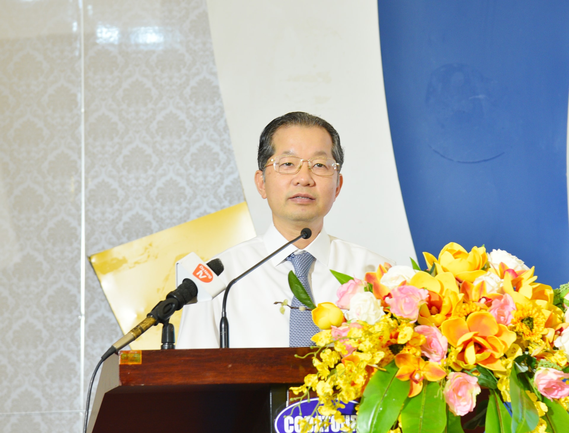 Bi thu Thanh uy Nguyen Van Quang phat bieu
