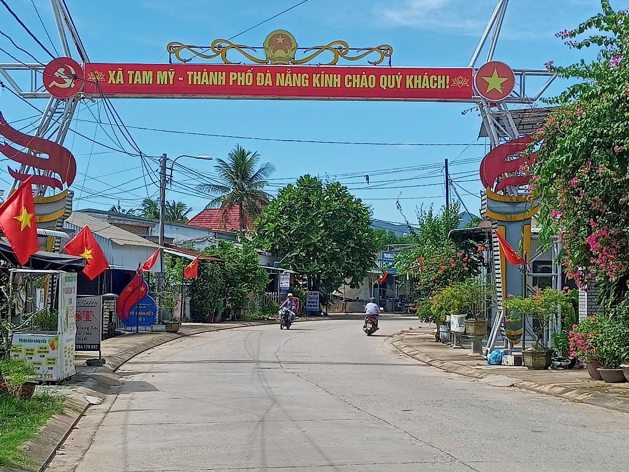 Một góc xã Tam Mỹ TP Đà Nẵng. Ảnh VĂN PHIN