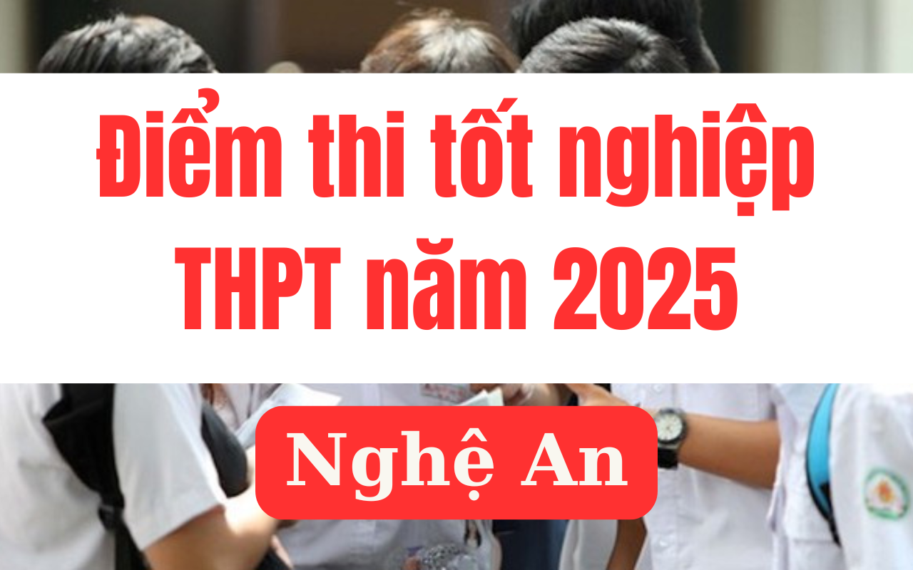 Điểm thi tốt nghiệp THPT 2025 tại Nghệ An Link tra cứu chính xác nhất