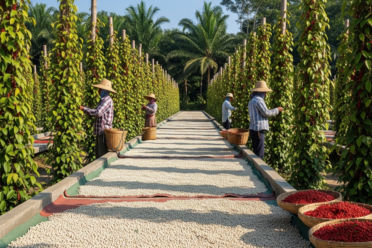 Giá tiêu hôm nay 2/8/2025: Vượt bão giá, chạm mốc 140.000 đồng/kg 