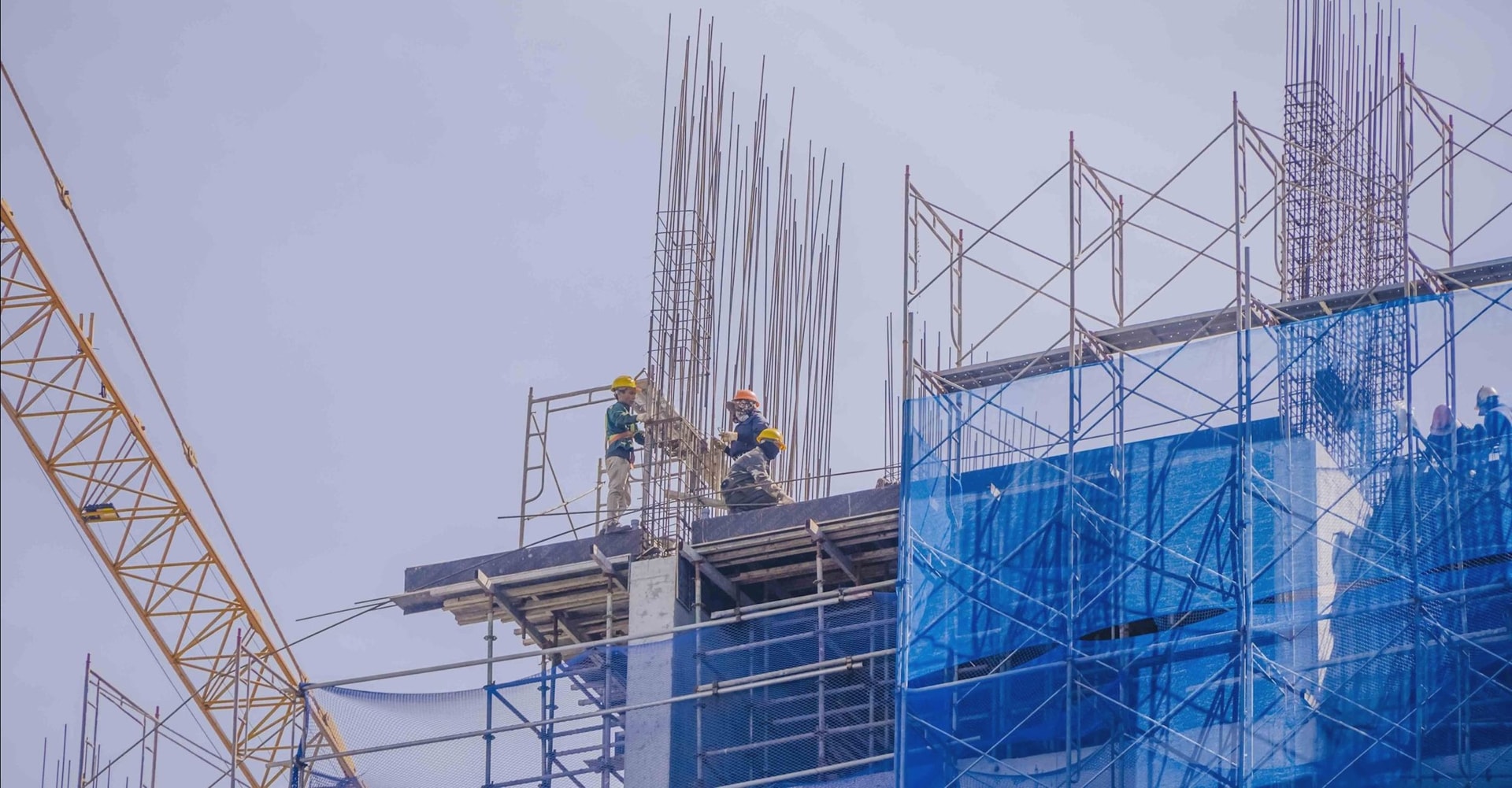 Các công trình, dự án được triển khai bình thường sau sáp nhập địa giới hành chính. Ảnh: HOÀNG HIEP