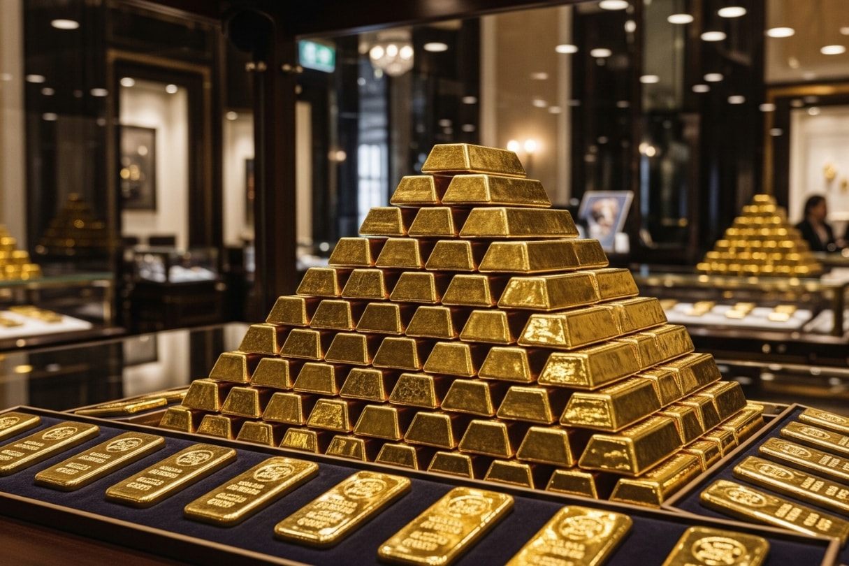 سعر الذهب اليوم 15 أغسطس 2025 الذهب المحلي ينعكس فجأة والذهب العالمي يتعافى