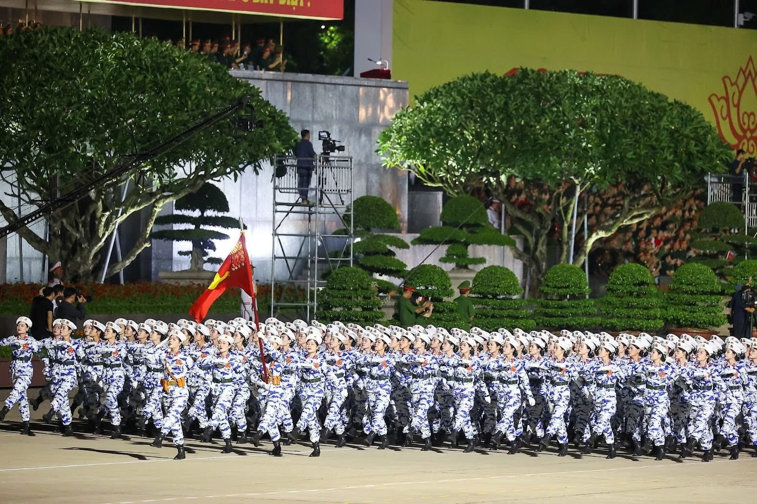 Hình ảnh mới nhất về tổng hợp luyện diễu binh, diễu hành lần thứ nhất 26