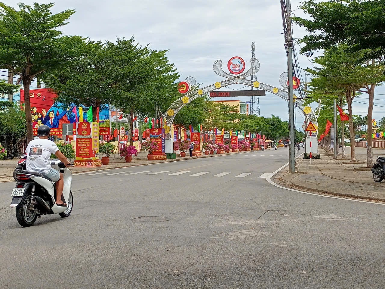 ជ្រុងមួយនៃឃុំ Nui Thanh ។ រូបថត៖ វ៉ាន់ ភីន