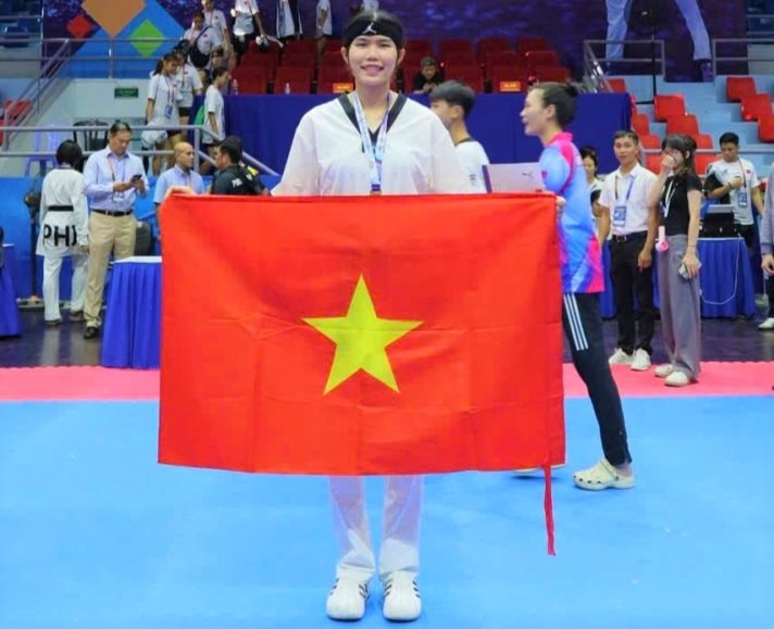 Ánh Tuyết là gương mặt àng của Taekwondo Đà Nẵng trong những năm qua. Ảnh: PHI NÔNG