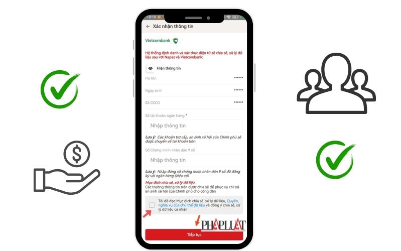 bước 4 Hướng dẫn đăng ký nhận tiền an sinh xã hội qua VNeID nhanh chóng