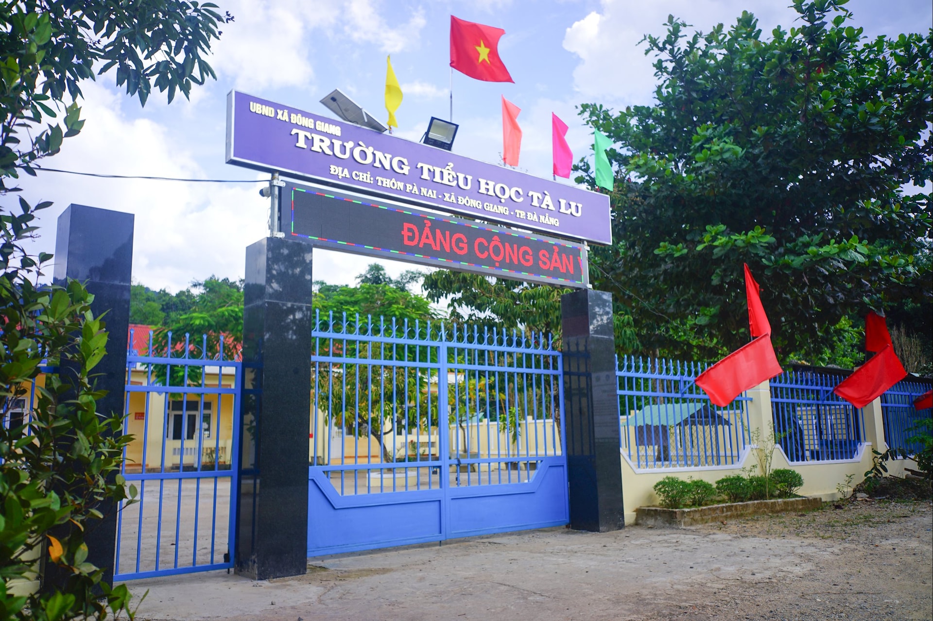Trường Tiểu học Tà Lu, xã Đông Giang trước thềm năm học mới. Ảnh: XUÂN S