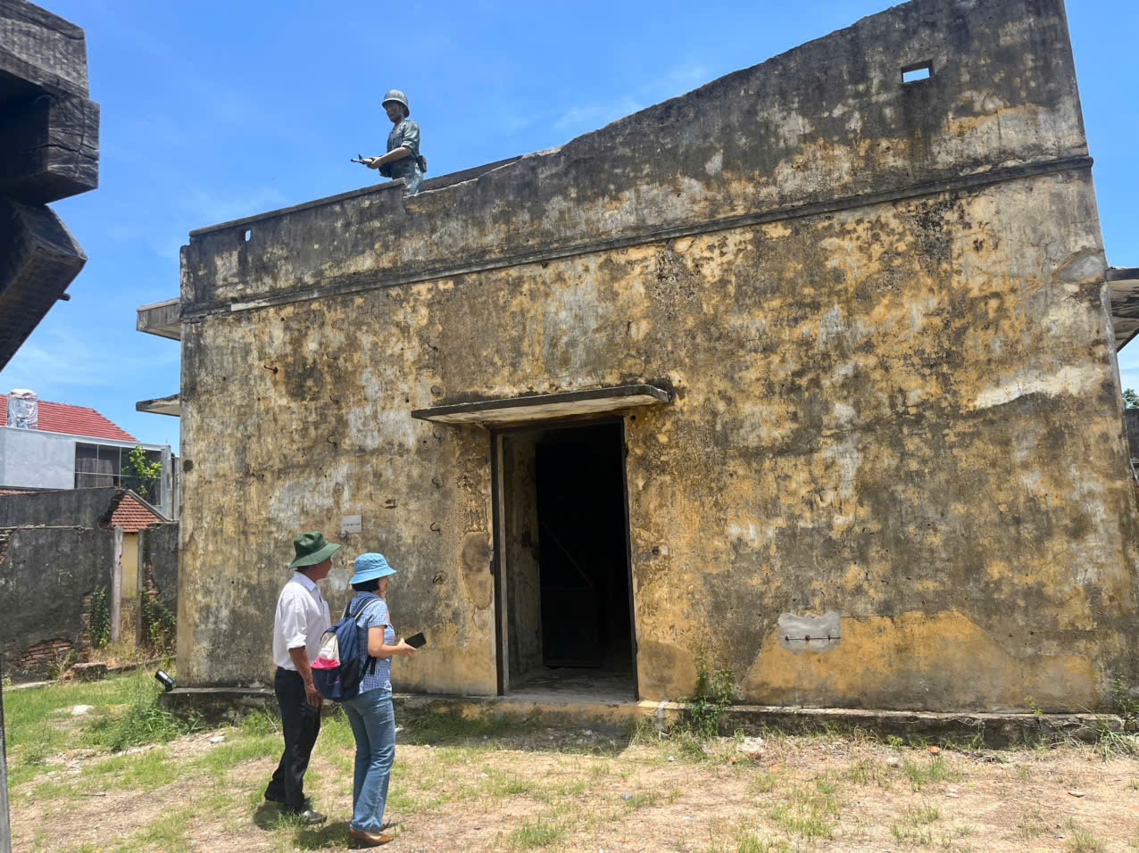 Dấu tích còn lại của nhà lao Hội An. Ảnh: X.H
