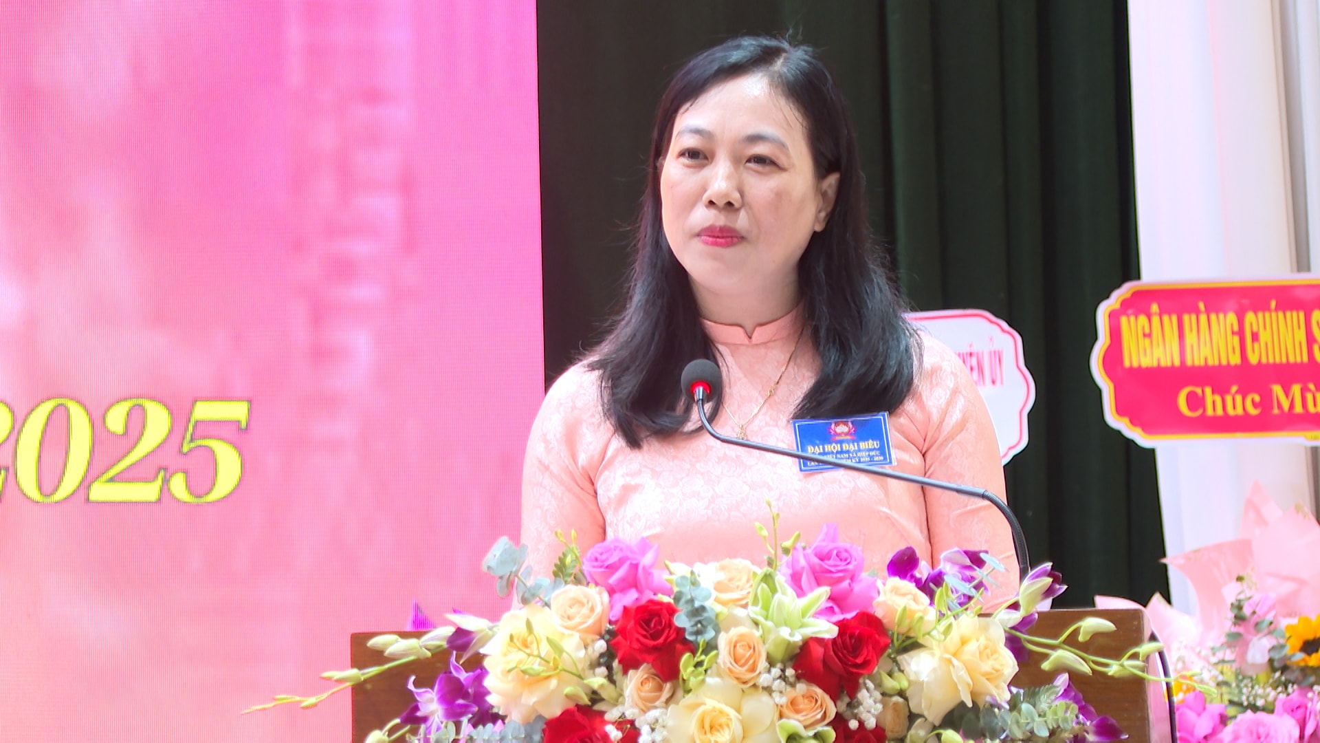 Lãnh đạo Uỷ ban MTTQ Việt Nam thành phố Đà Nẵng phát biểu chỉ đạo đại hội. Ảnh: LAM KHUÊ