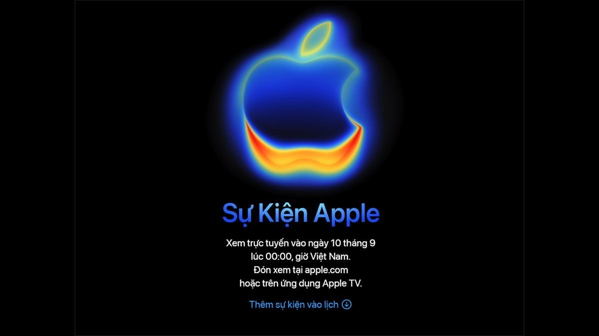 Link xem trực tiếp sự kiện Apple ra mắt iPhone 17 và các sản phẩm mới khác
