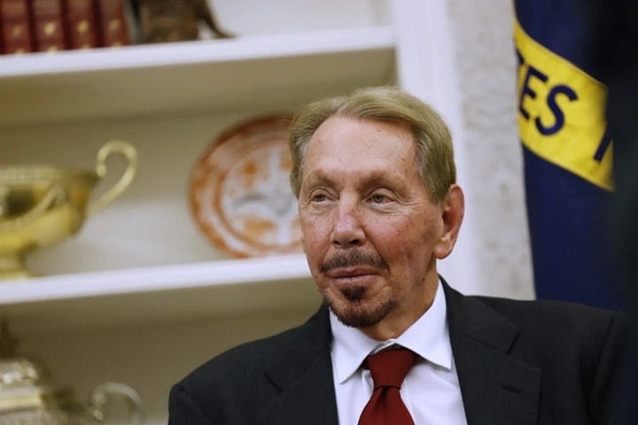 Đồng sáng lập, Giám đốc Công nghệ (CTO) và Chủ tịch điều hành của Oracle - ông Larry Ellison. Ảnh: Anna Moneymaker/Getty Images