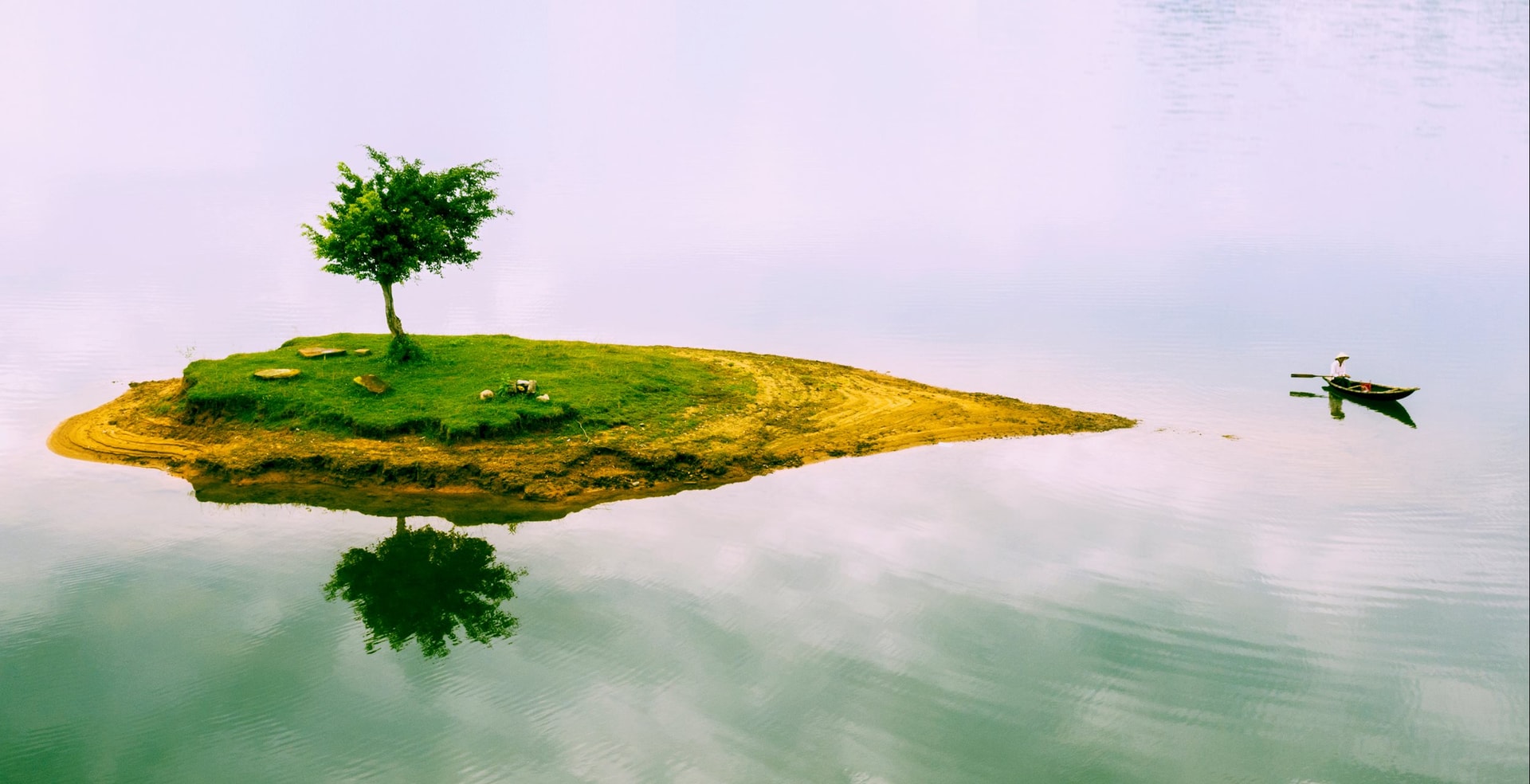 Một góc hồ Phú Ninh, ảnh Phan Trọng Đạt