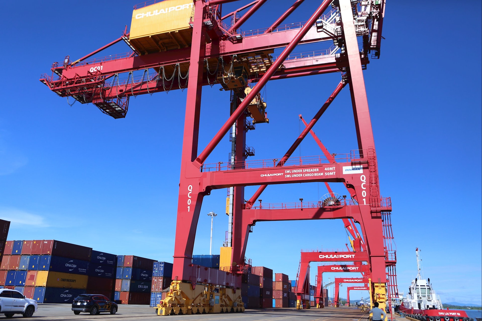 Cảng Chu Lai sẽ là động lực quan trọng để phát triển logistics. Ảnh: THÀNH CO