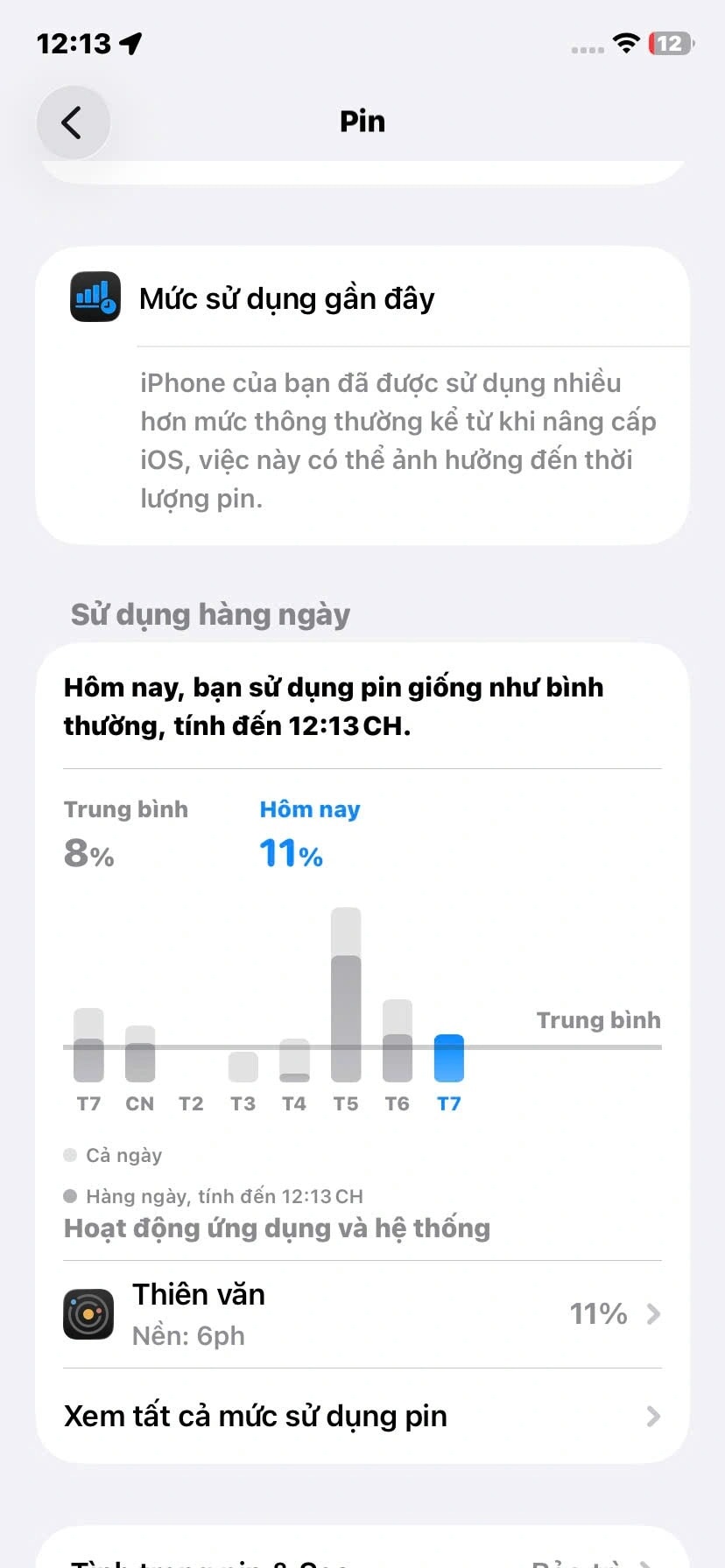 Cảnh báo ứng dụng ngốn pin bất thường của iOS 26