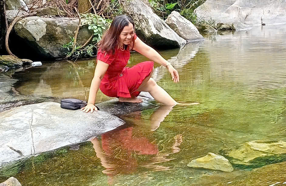 Hố Giang Thơm xã Tam Mỹ. Ảnh VĂN PHIN
