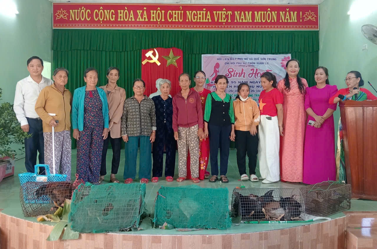 trao sinh kế phụ nữ