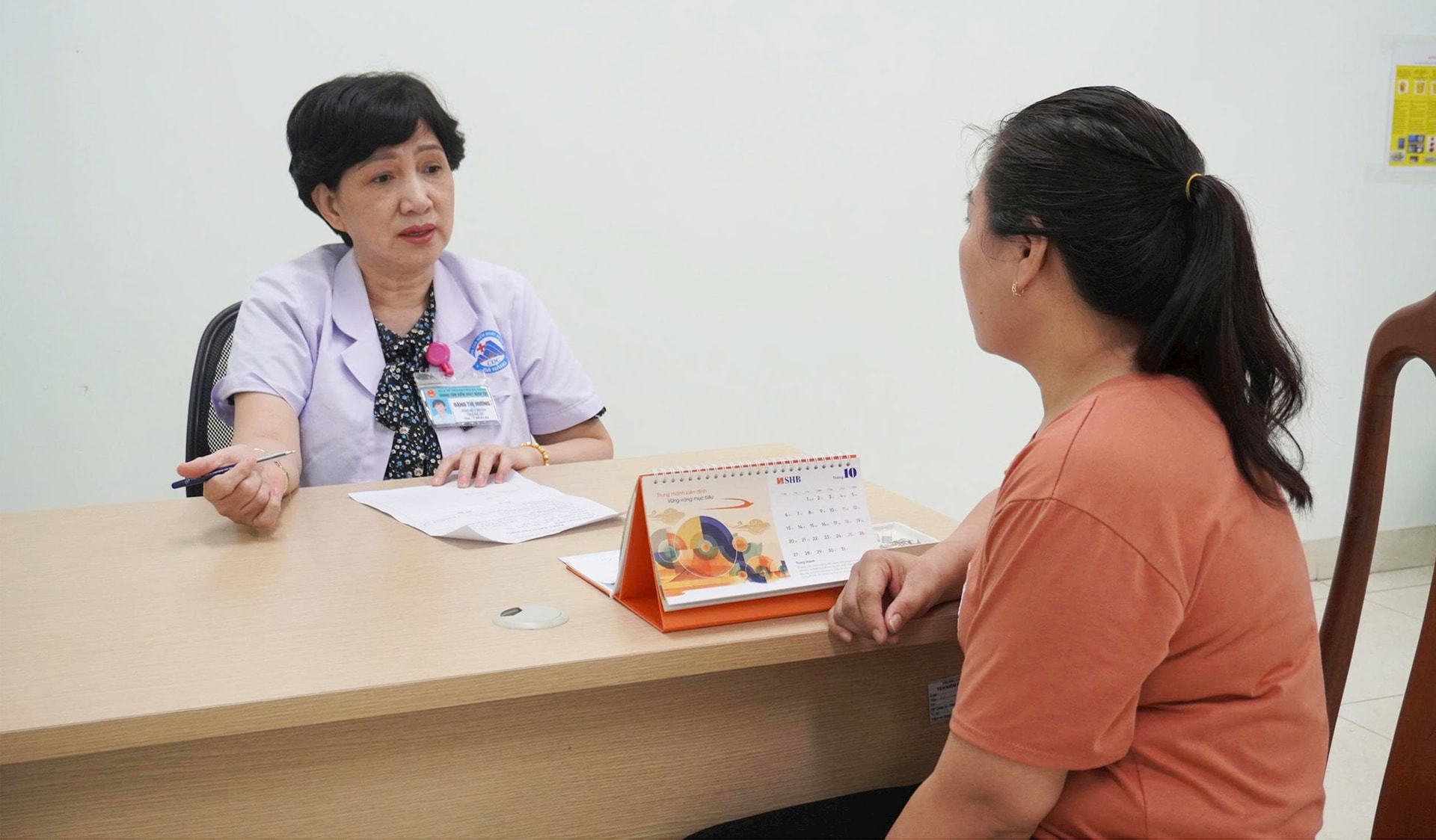 Gesundheitsberatung für Gewerkschaftsmitgliederinnen. Foto: DAC MANH