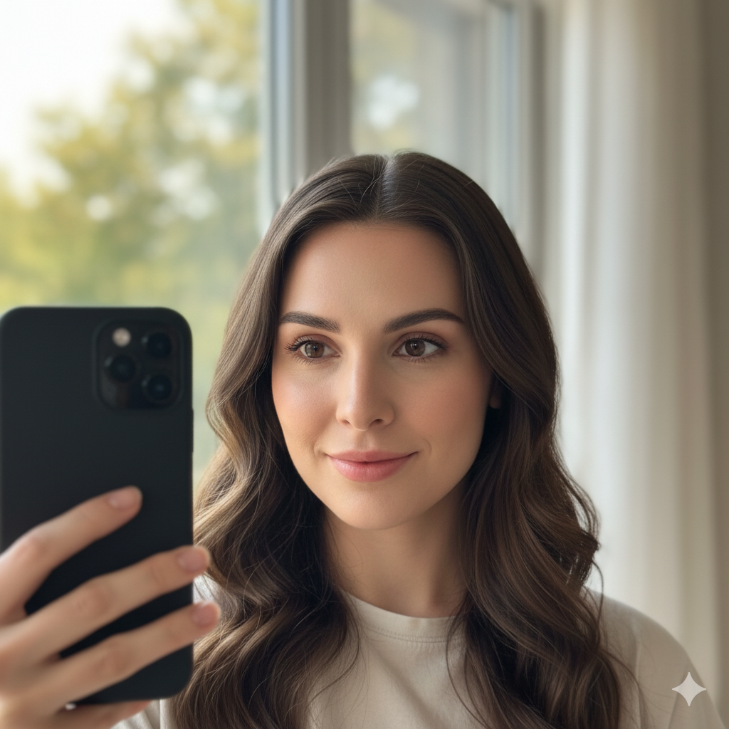 Chụp ảnh selfie tự nhiên