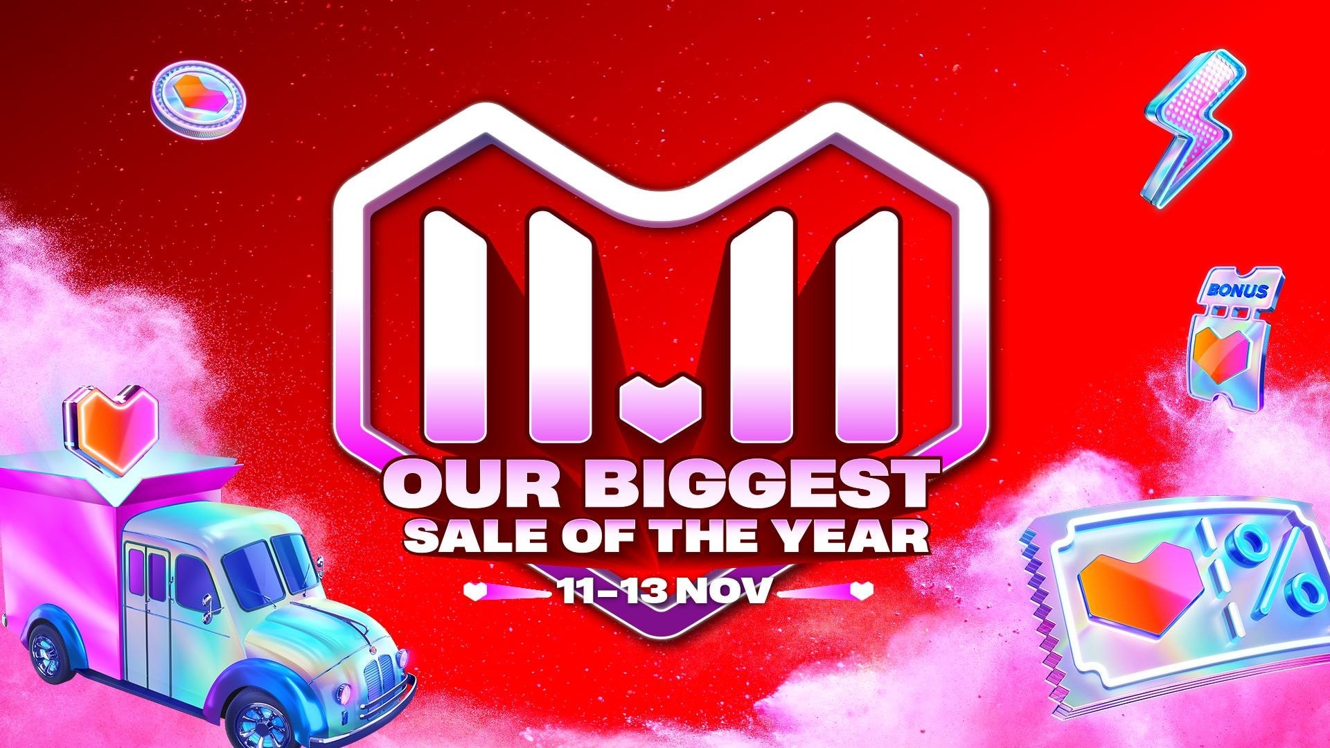 Lazada đầu tư 25 triệu USD cho chiến dịch Sale 11 11