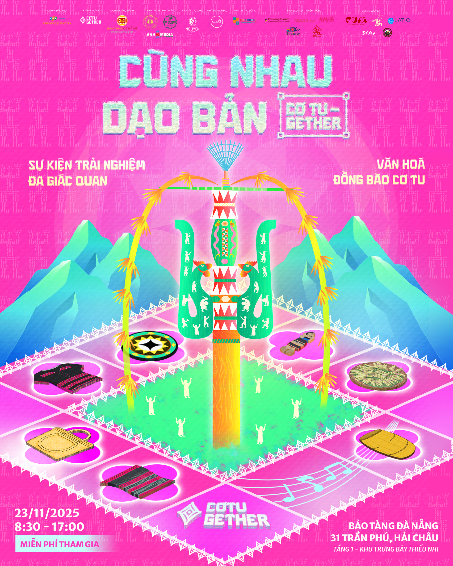 Poster sự kiện Cơ Tu-Gether_ Cùng nhau dạo bản
