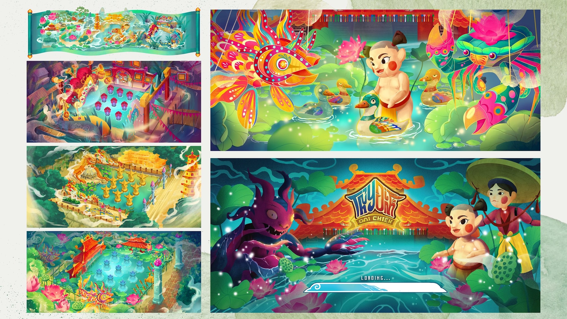 Green and Cream Abstract Watercolor Quote Desktop Wallpaper (1)