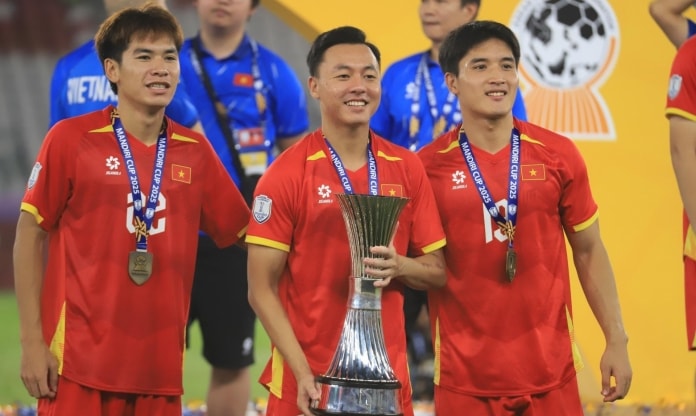 Các cầu thủ U22 Việt Nam trong một buổi tập