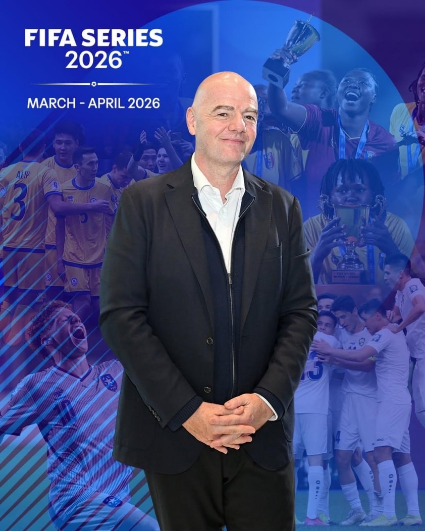 Logo và thông báo chính thức về giải đấu FIFA Series.