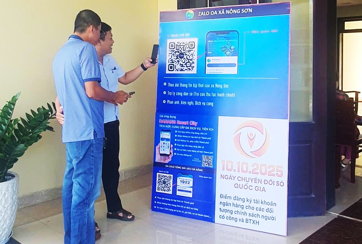 UBND xã Nông Sơn triển khai ứng dụng trợ lý ảo cho người dân thông qua nền tảng Zalo OA