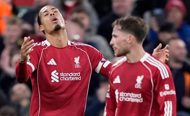 Liverpool đã thua 6/7 trận gần nhất tại Ngoại hạng Anh và rơi xuống nửa dưới bảng xếp hạng