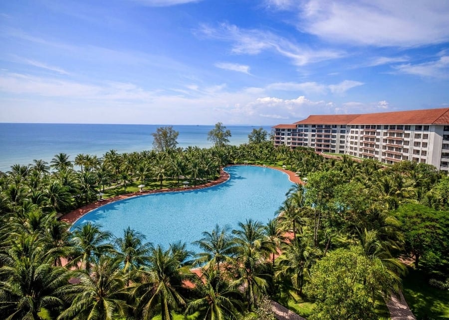 Toàn cảnh một khu nghỉ dưỡng thuộc Vinpearl Phú Quốc
